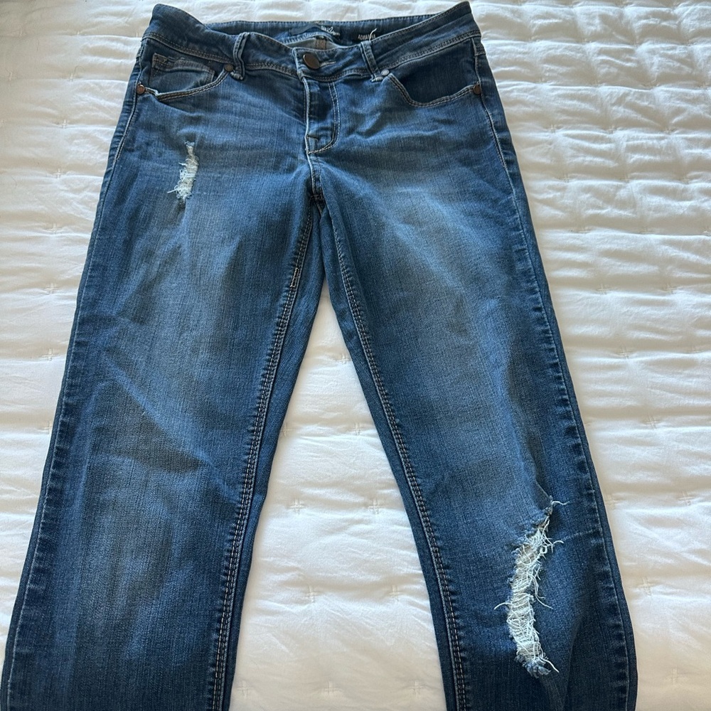 1822 Denim Blue Straight Leg Jeans